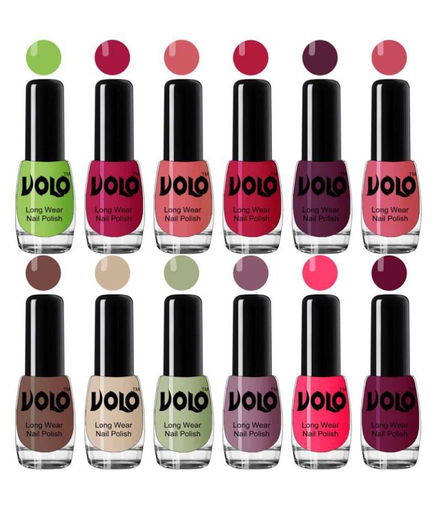 VOLO True Wear High Gloss Impresso Nail Polish Sets of 12 Multi Glossy 60 mL VOLO True Wear High Gloss Impresso Nail Polish Sets of 12 Multi Glossy 60 mL