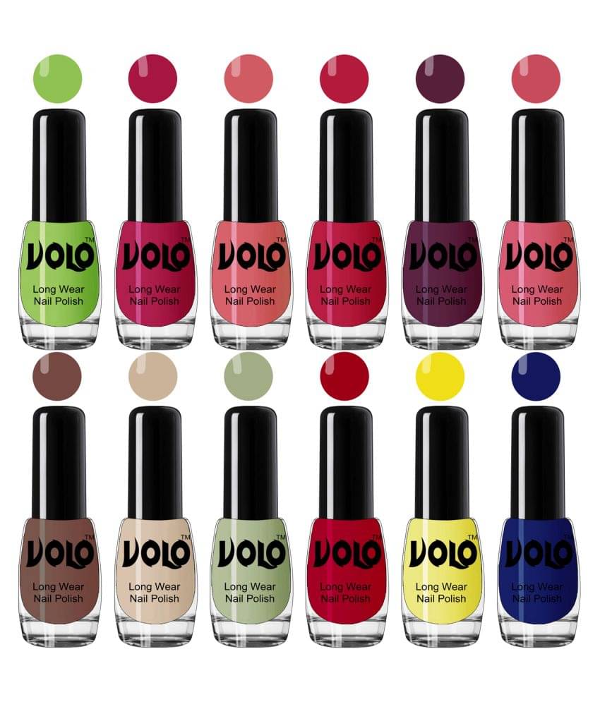VOLO True Wear High Gloss Impresso Nail Polish Sets of 12 Multi Glossy 60 mL VOLO True Wear High Gloss Impresso Nail Polish Sets of 12 Multi Glossy 60 mL