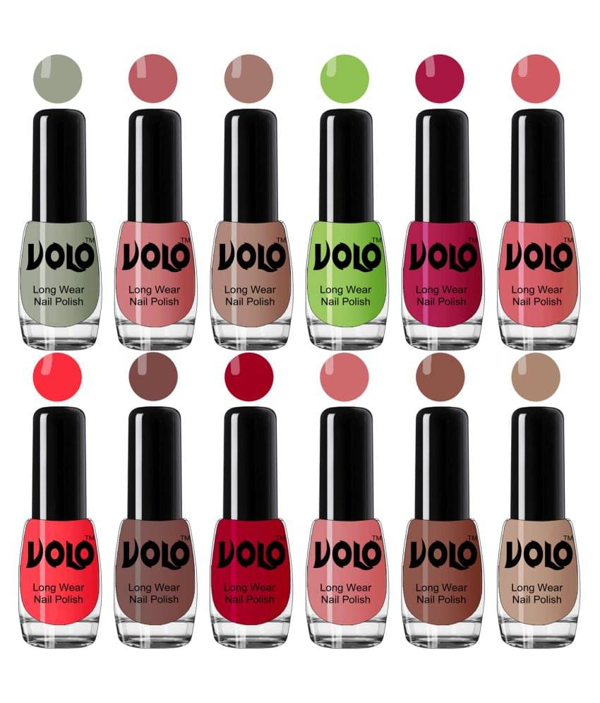 VOLO True Wear High Gloss Impresso Nail Polish Sets of 12 Multi Glossy 60 mL VOLO True Wear High Gloss Impresso Nail Polish Sets of 12 Multi Glossy 60 mL