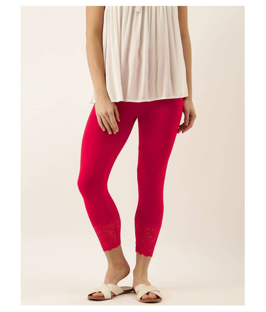Zebu Viscose Tights - Pink Single