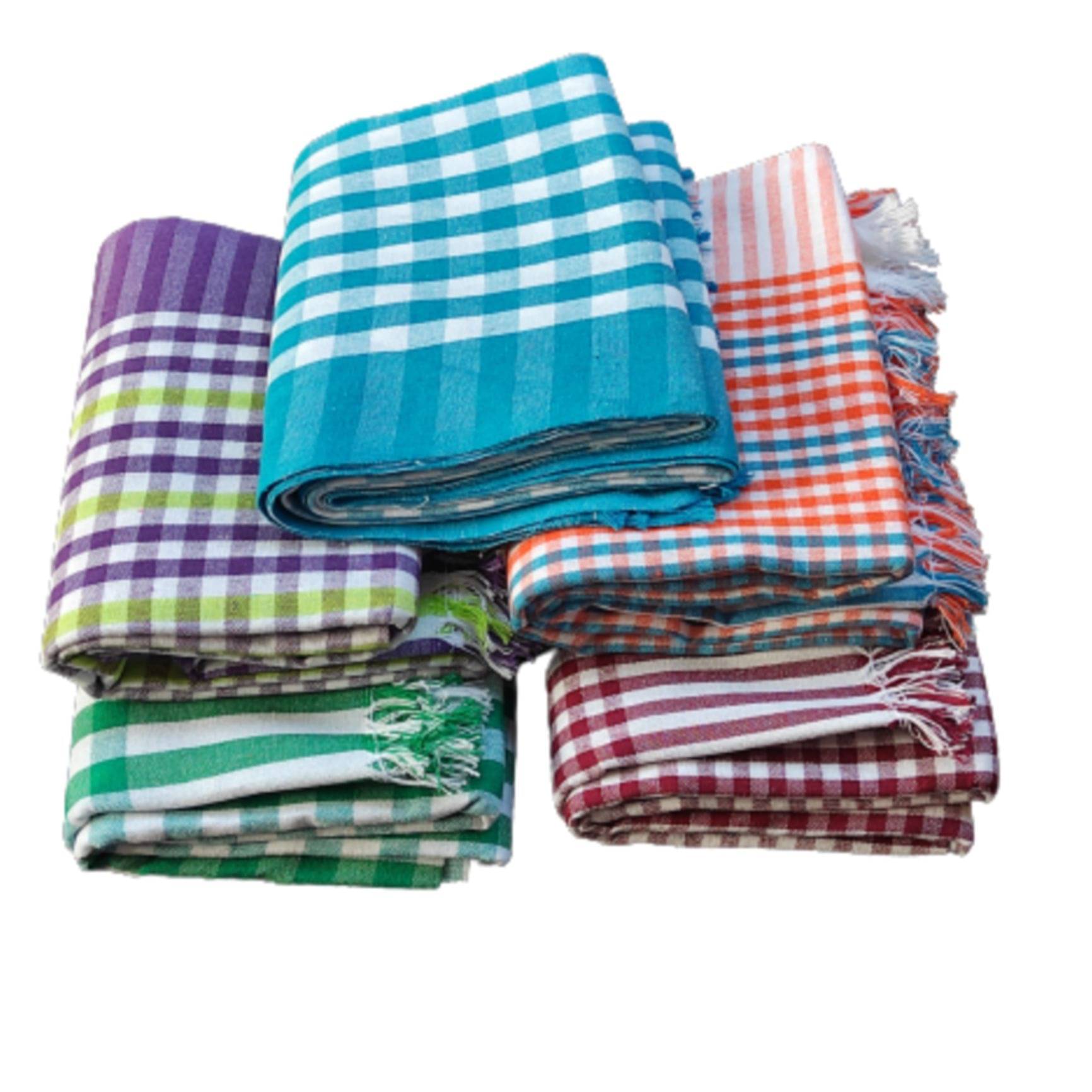     			KAKUMANU Set of 5 Cotton Bath Towel Multi