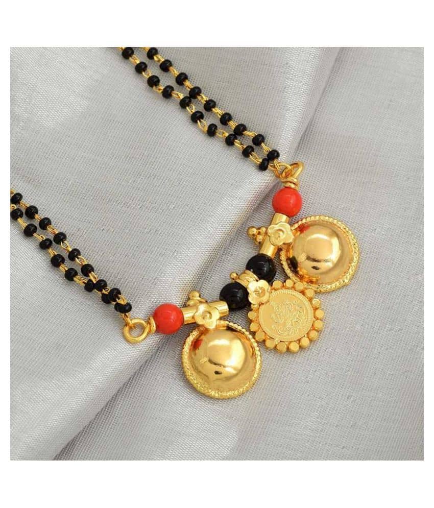KRIMO Golden Mangalsutra ( Pack of 1 )