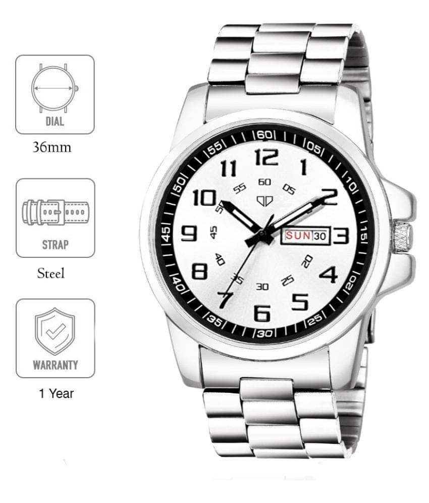     			Walrus Large Size Dial Metal Analog Men's Watch