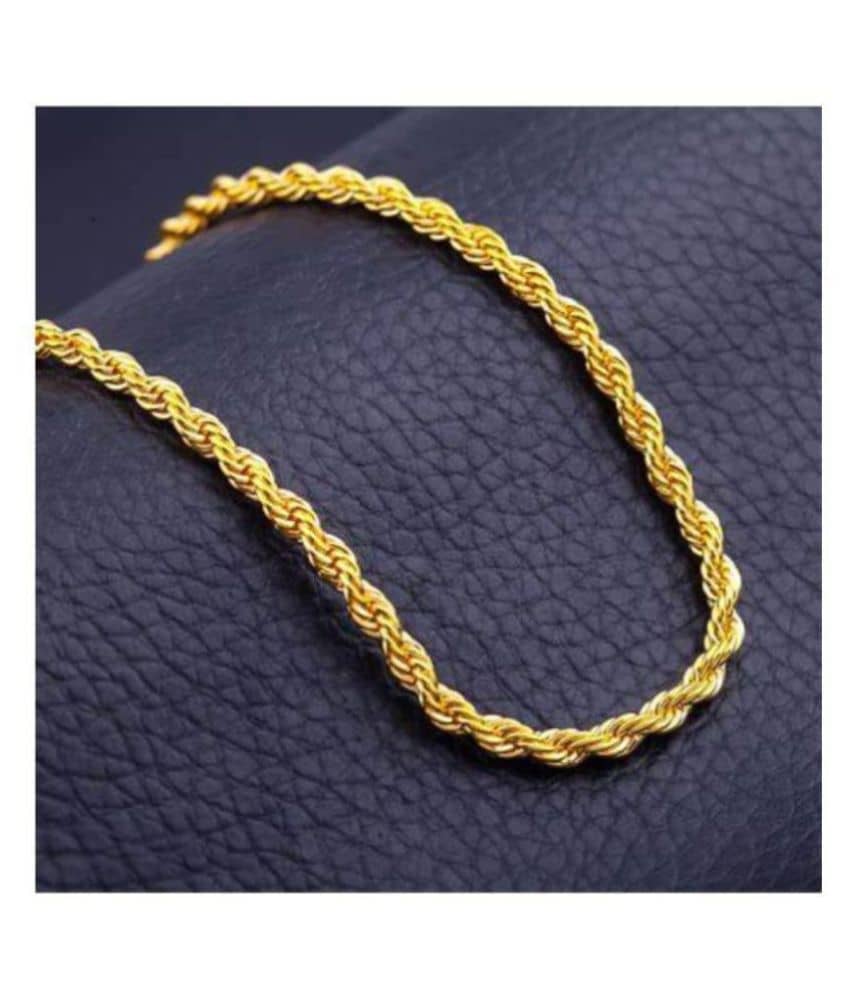 Jewar Mandi Gold Plated Chain ( Set of 1 )