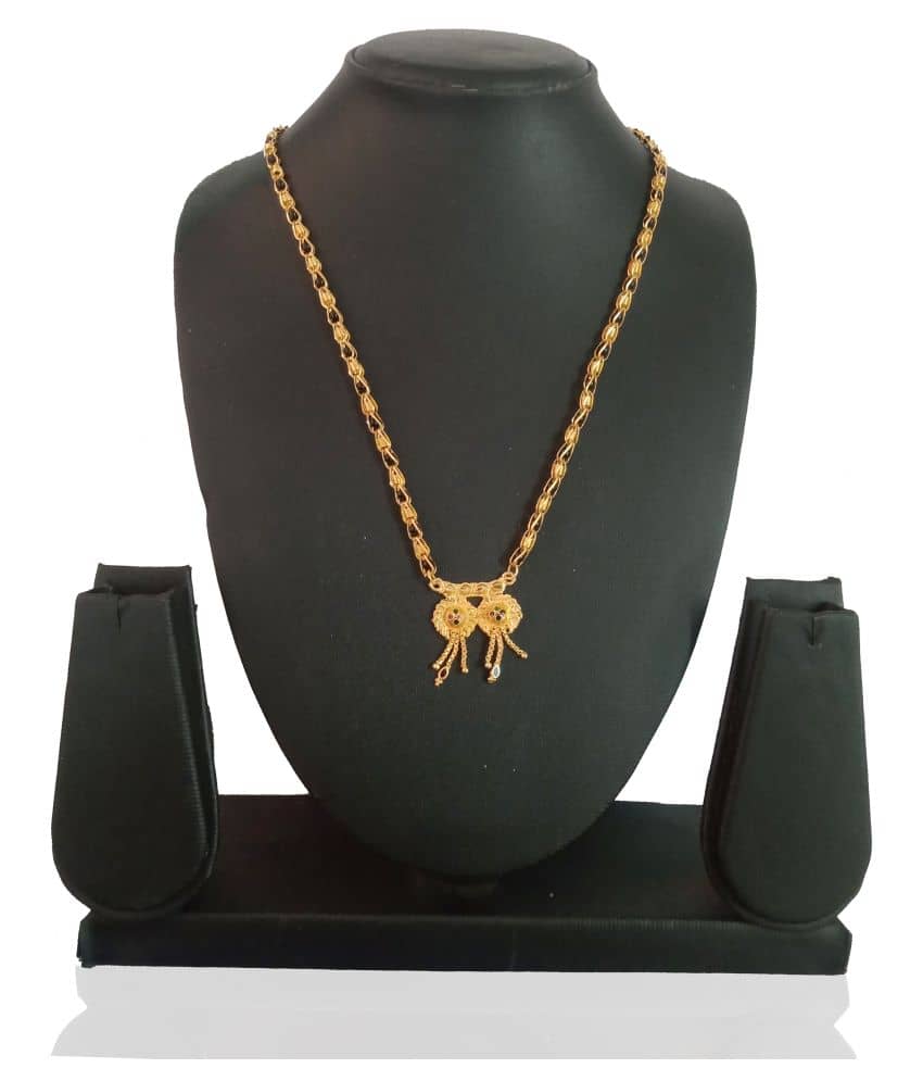 KRIMO Gold Plated Letest & Designer Mangalsutra For Women-100337