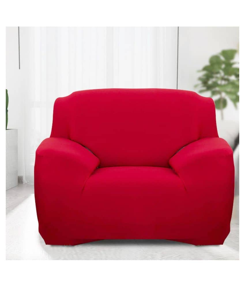 House Of Quirk 3 Seater Polyester Single Sofa Cover Set