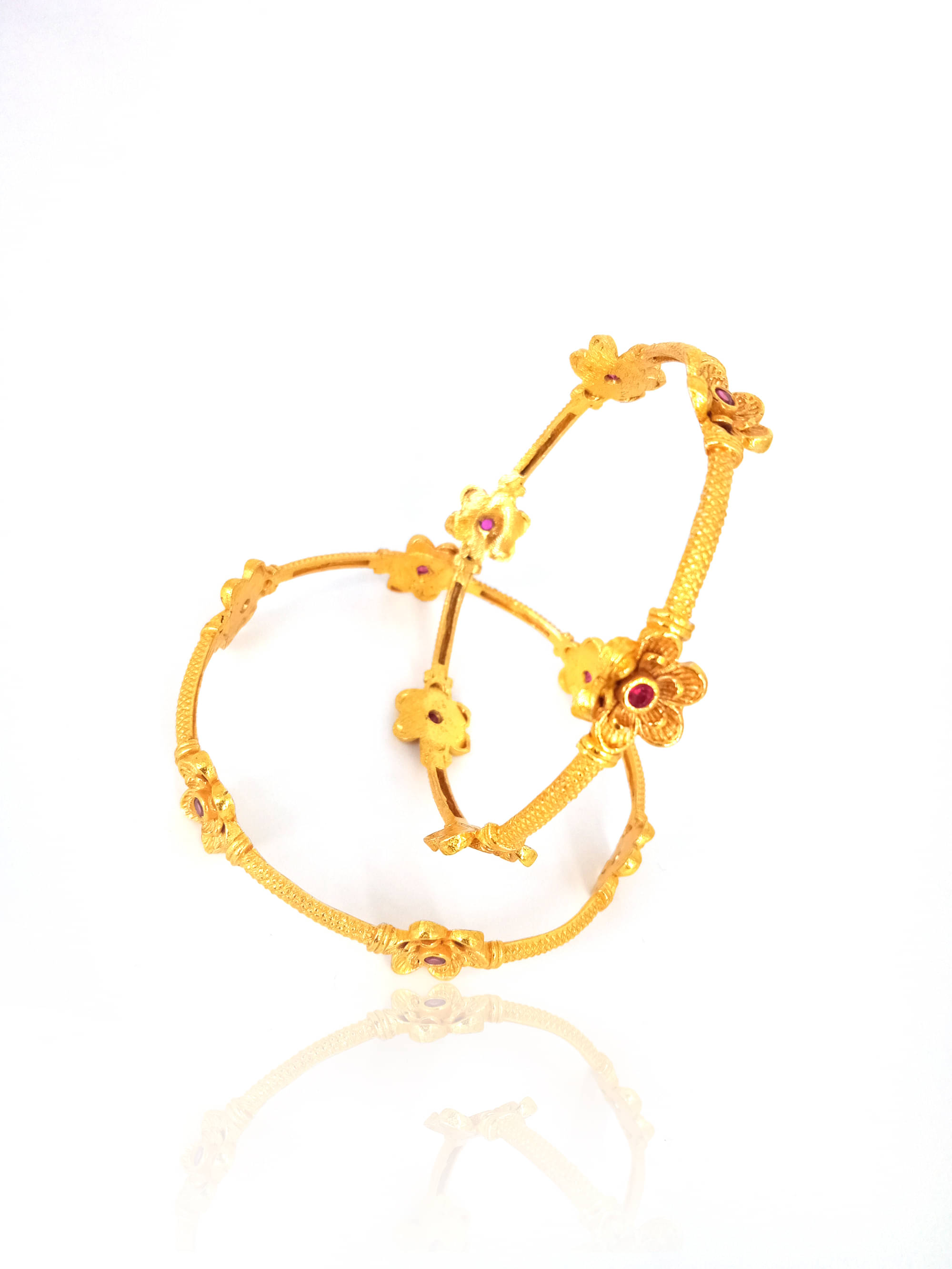     			KRIMO Traditional Gold Plated Designer Bangles Jewellery For Women / Girls-100350