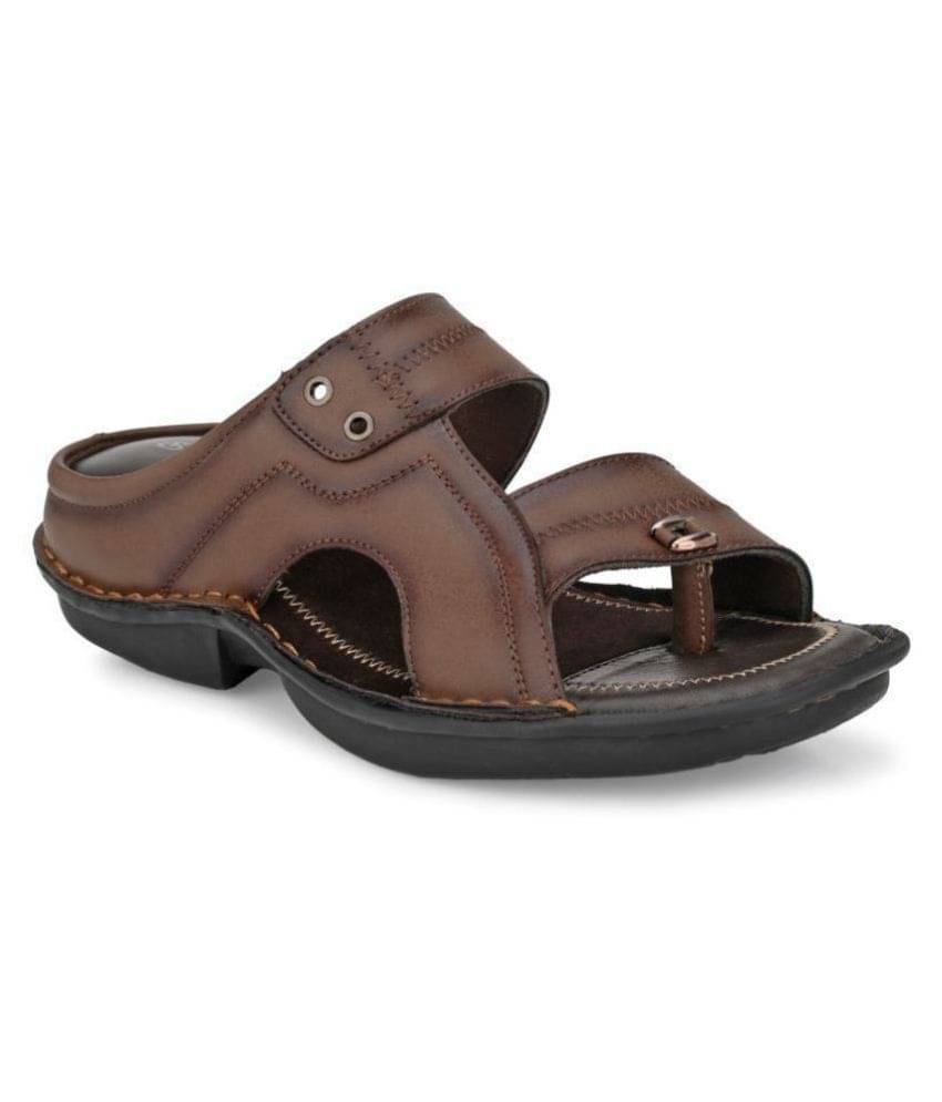     			softio Brown Flip Flops