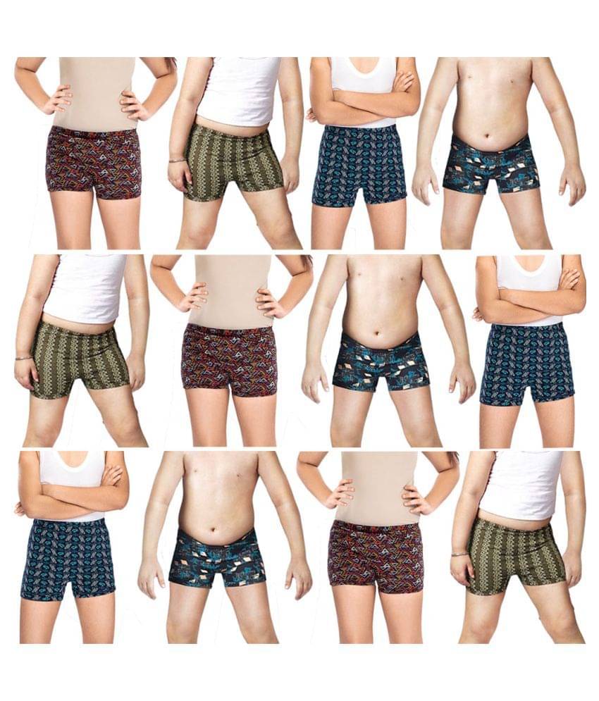 Dixcy Scott Crazy Cotton Printed Multicolour Drawer/Bloomer/Underwear/ for Kids/Boys/Girls - Pack of 12 Dixcy Scott Crazy Cotton Printed Multicolour Drawer/Bloomer/Underwear/ for Kids/Boys/Girls - Pack of 12