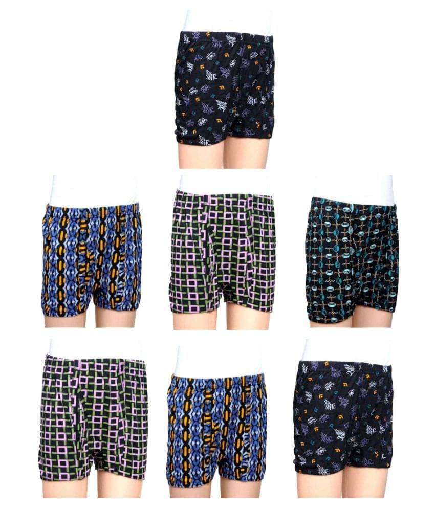 Dixcy Scott Crazy Cotton Printed Multicolour Trunk/Bloomer/Underwear/ for Kids/Boys/Girls - Pack of 7 Dixcy Scott Crazy Cotton Printed Multicolour Trunk/Bloomer/Underwear/ for Kids/Boys/Girls - Pack of 7