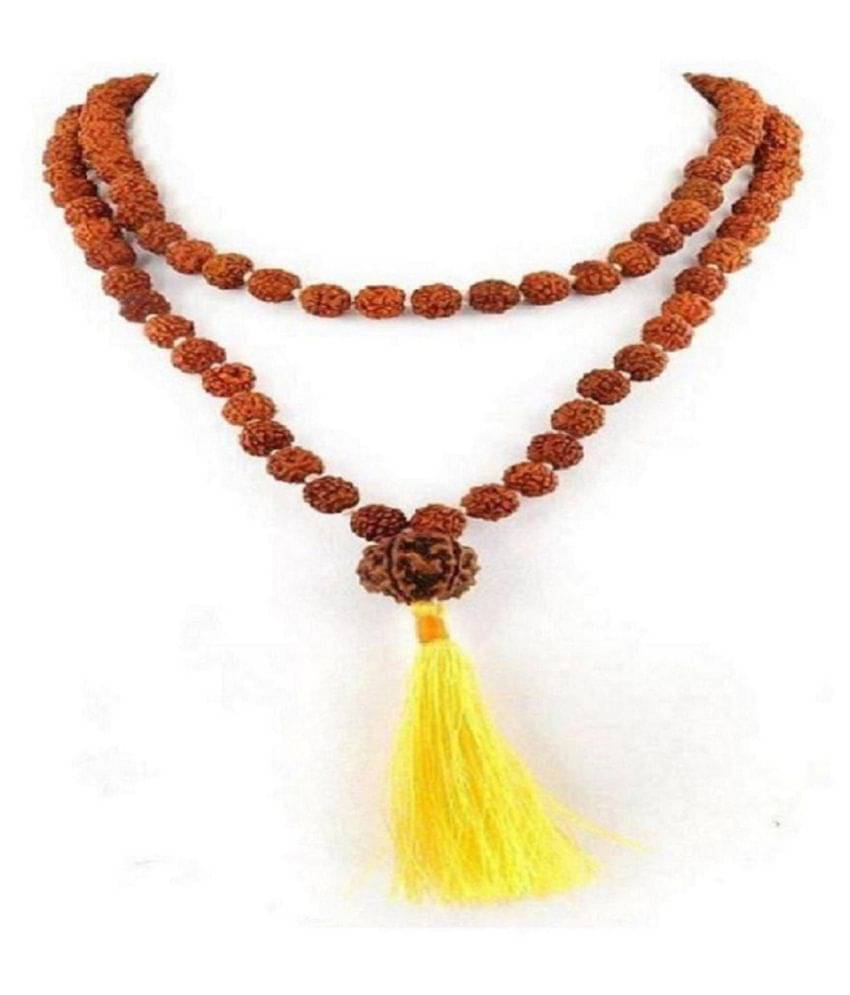 ShivaRatna Rudraksha Mala With 3 Mukhi Nepali Rudraksha As Guru mani ( Premium Quality Rudraksha Beads ) ShivaRatna Rudraksha Mala With 3 Mukhi Nepali Rudraksha As Guru mani ( Premium Quality Rudraksha Beads )