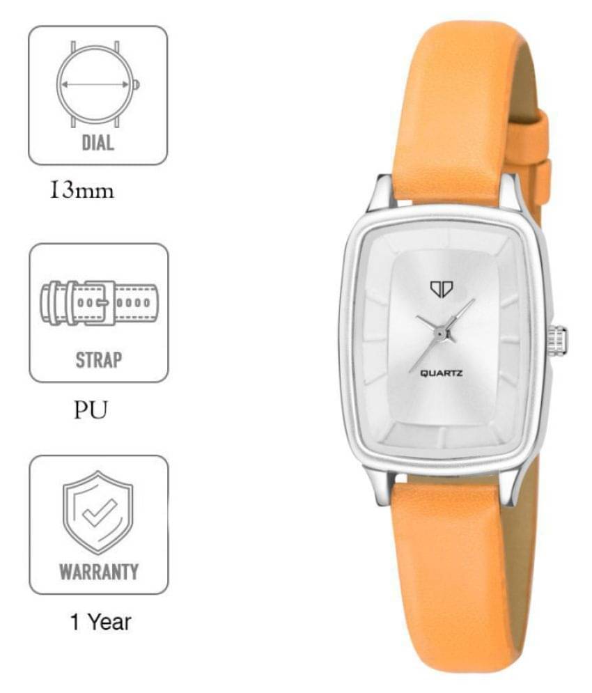     			Walrus Leather Rectangular Womens Watch