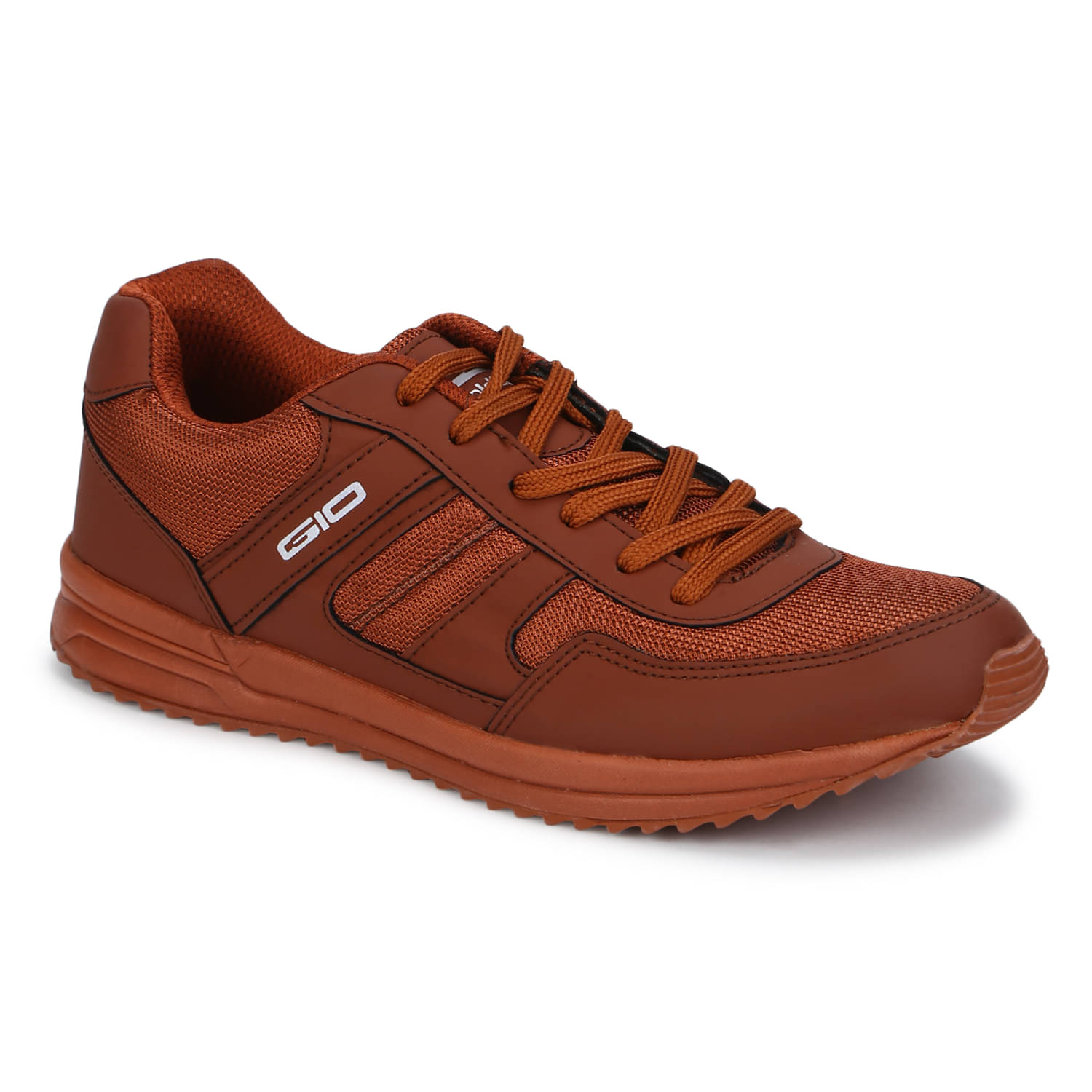     			GOLDSTAR Brown Running Shoes