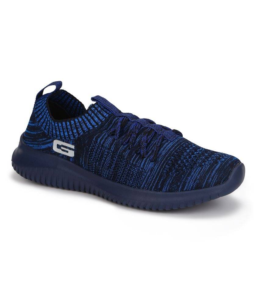     			GOLDSTAR Navy Running Shoes