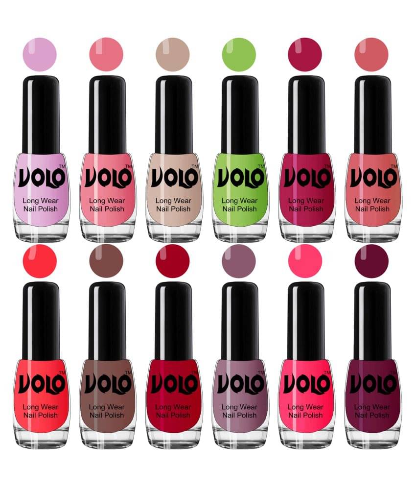 VOLO True Wear High Gloss Impresso Nail Polish Sets of 12 Multi Glossy 60 mL VOLO True Wear High Gloss Impresso Nail Polish Sets of 12 Multi Glossy 60 mL