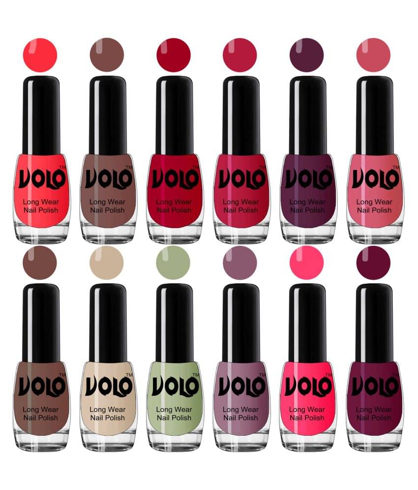VOLO True Wear High Gloss Impresso Nail Polish Sets of 12 Multi Glossy 60 mL VOLO True Wear High Gloss Impresso Nail Polish Sets of 12 Multi Glossy 60 mL