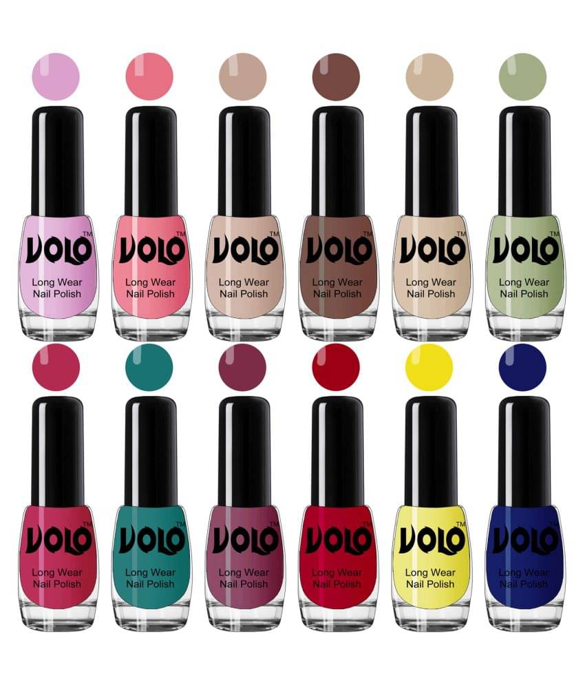 VOLO True Wear High Gloss Impresso Nail Polish Sets of 12  Multi Glossy 60 mL     			VOLO True Wear High Gloss Impresso Nail Polish Sets of 12  Multi Glossy 60 mL