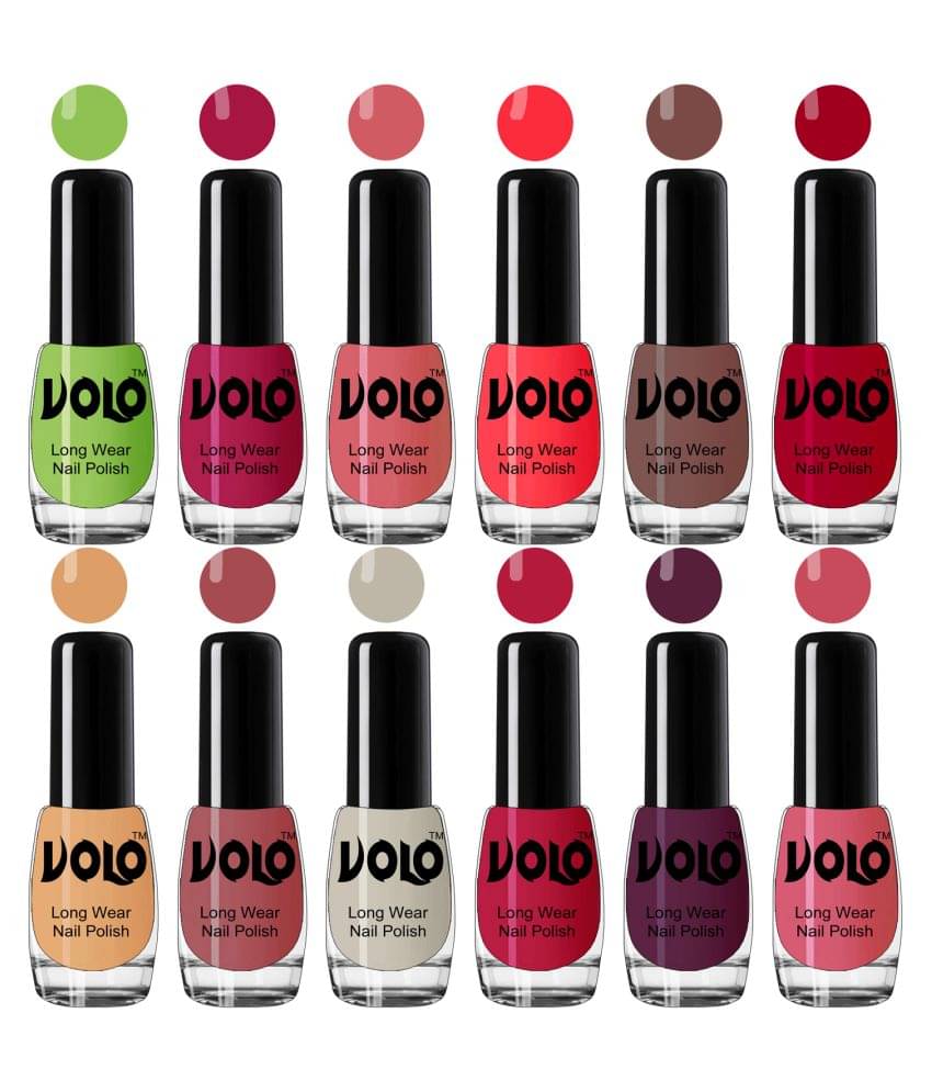 VOLO True Wear High Gloss Impresso Nail Polish Sets of 12 Multi Glossy 60 mL VOLO True Wear High Gloss Impresso Nail Polish Sets of 12 Multi Glossy 60 mL