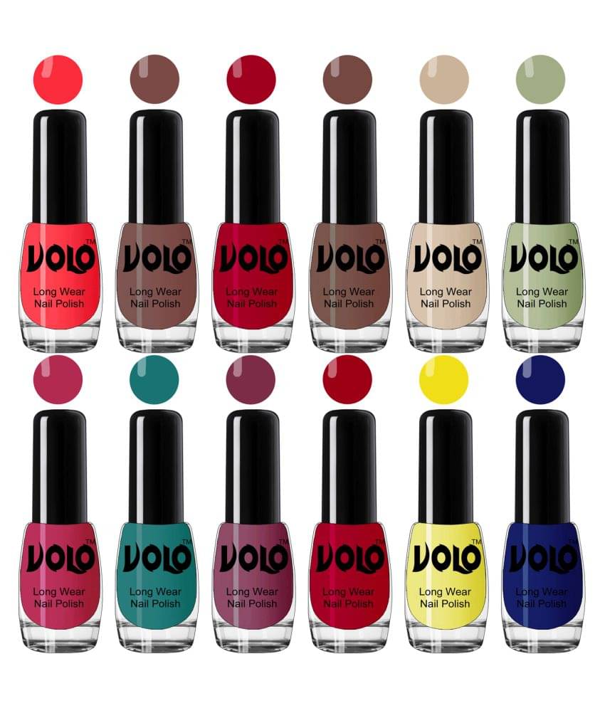 VOLO True Wear High Gloss Impresso Nail Polish Sets of 12  Multi Glossy 60 mL     			VOLO True Wear High Gloss Impresso Nail Polish Sets of 12  Multi Glossy 60 mL
