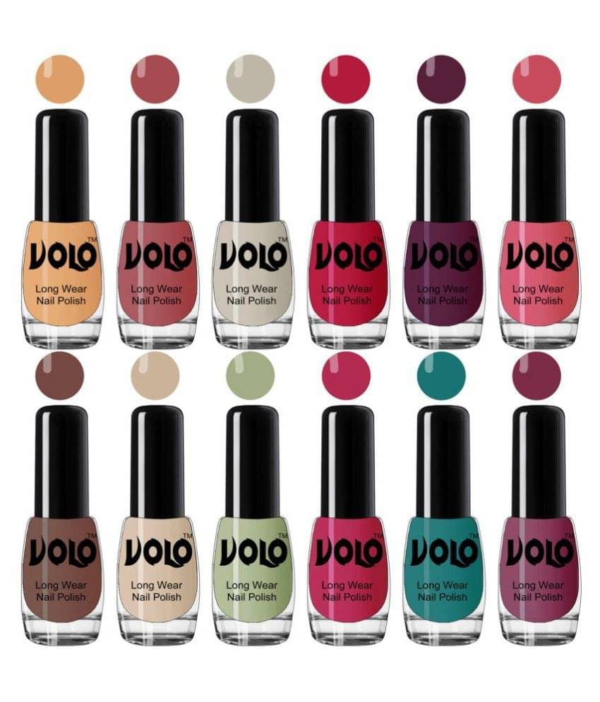 VOLO True Wear High Gloss Impresso Nail Polish Sets of 12 Multi Glossy 60 mL VOLO True Wear High Gloss Impresso Nail Polish Sets of 12 Multi Glossy 60 mL