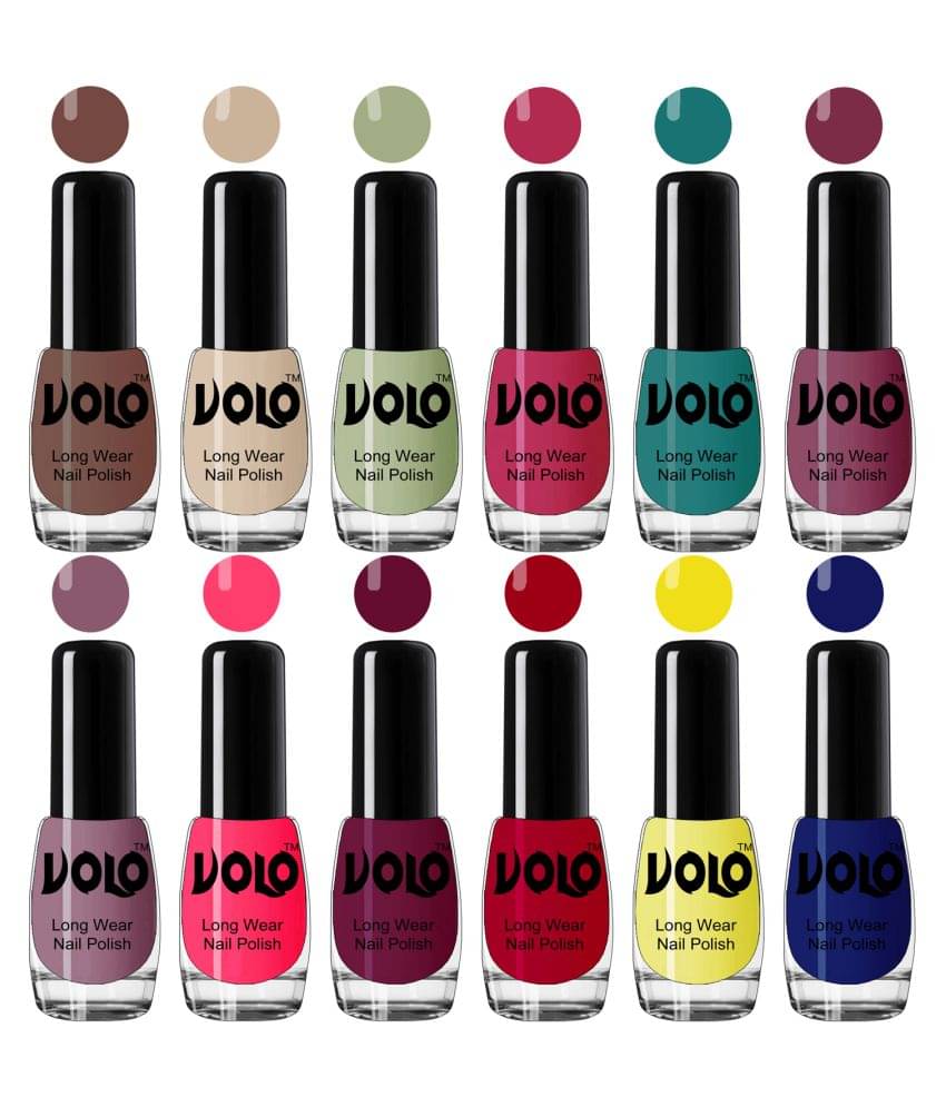 VOLO True Wear High Gloss Impresso Nail Polish Sets of 12 Multi Glossy 60 mL VOLO True Wear High Gloss Impresso Nail Polish Sets of 12 Multi Glossy 60 mL