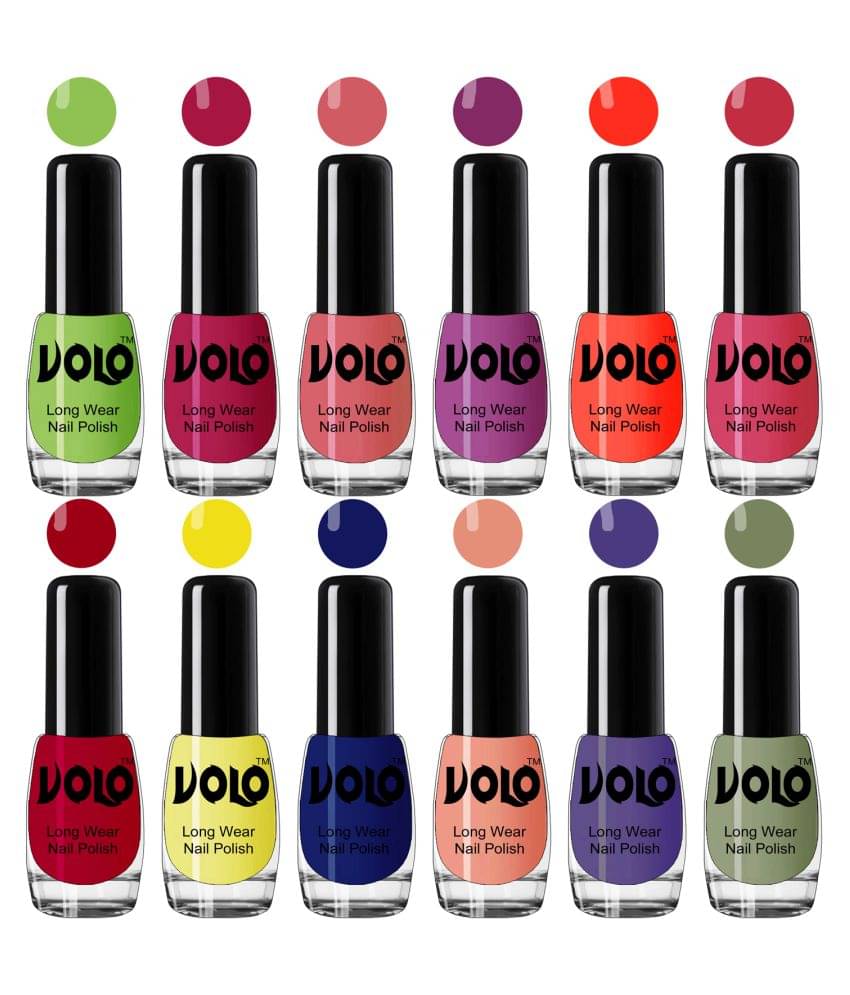 VOLO True Wear High Gloss Impresso Nail Polish Sets of 12 Multi Glossy 60 mL VOLO True Wear High Gloss Impresso Nail Polish Sets of 12 Multi Glossy 60 mL
