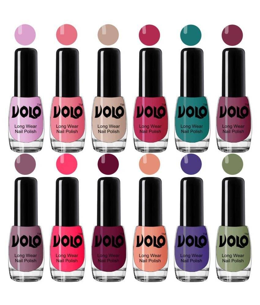 VOLO True Wear High Gloss Impresso Nail Polish Sets of 12 Multi Glossy 60 mL VOLO True Wear High Gloss Impresso Nail Polish Sets of 12 Multi Glossy 60 mL