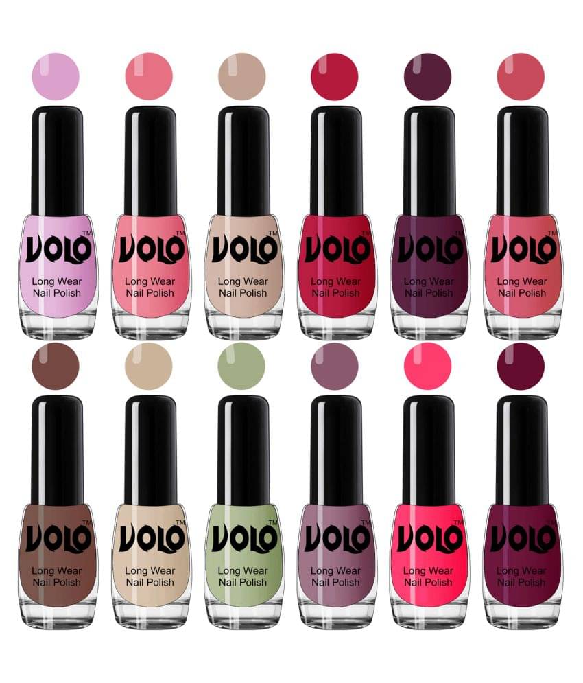 VOLO True Wear High Gloss Impresso Nail Polish Sets of 12  Multi Glossy 60 mL     			VOLO True Wear High Gloss Impresso Nail Polish Sets of 12  Multi Glossy 60 mL