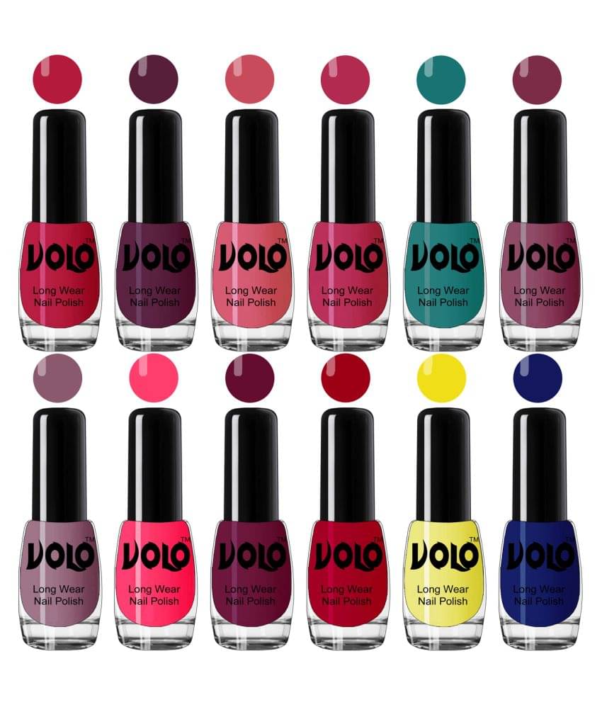 VOLO True Wear High Gloss Impresso Nail Polish Sets of 12 Multi Glossy 60 mL VOLO True Wear High Gloss Impresso Nail Polish Sets of 12 Multi Glossy 60 mL
