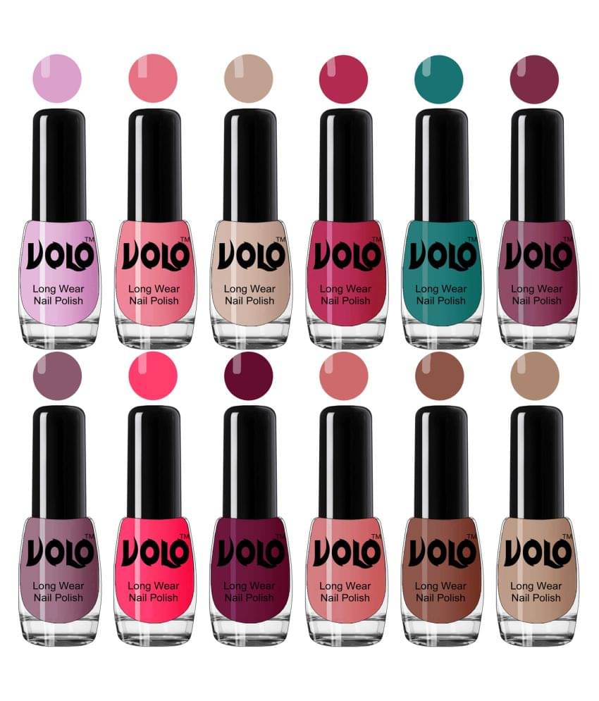 VOLO True Wear High Gloss Impresso Nail Polish Sets of 12 Multi Glossy 60 mL VOLO True Wear High Gloss Impresso Nail Polish Sets of 12 Multi Glossy 60 mL