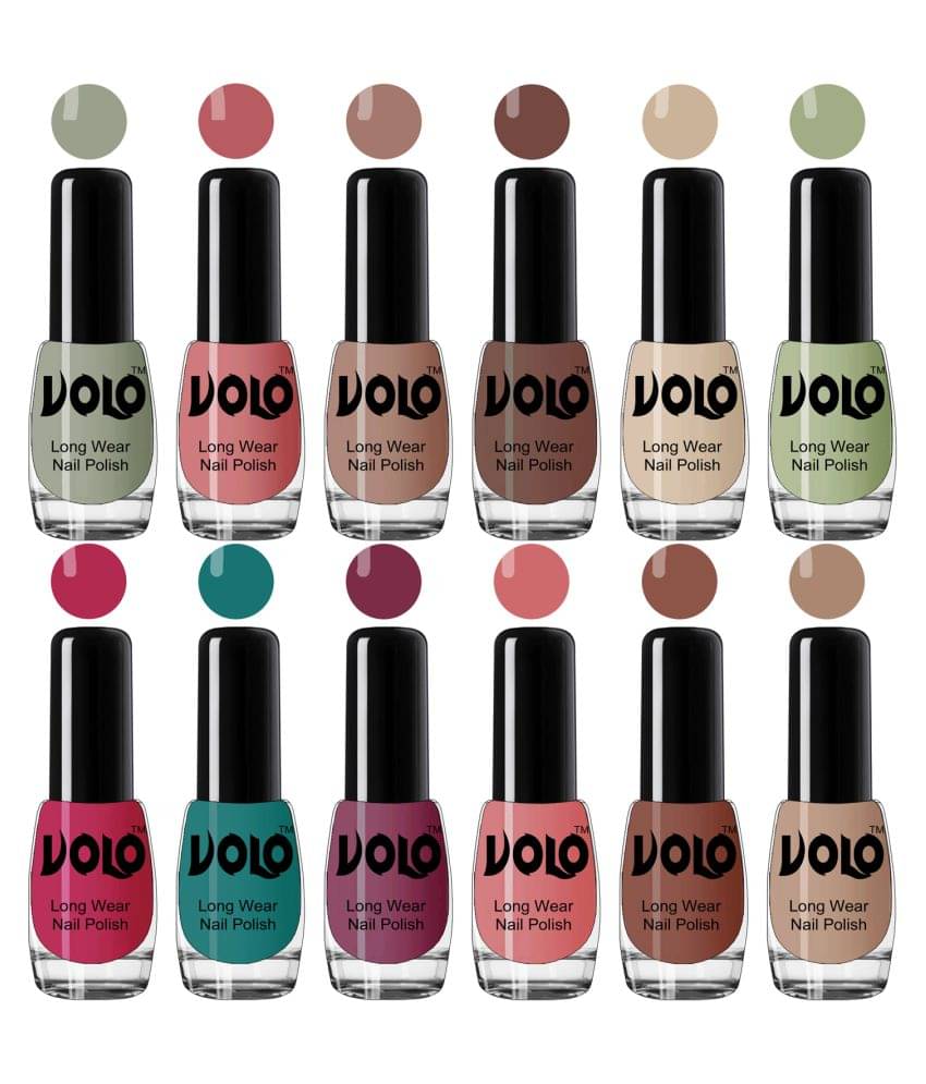 VOLO True Wear High Gloss Impresso Nail Polish Sets of 12 Multi Glossy 60 mL VOLO True Wear High Gloss Impresso Nail Polish Sets of 12 Multi Glossy 60 mL