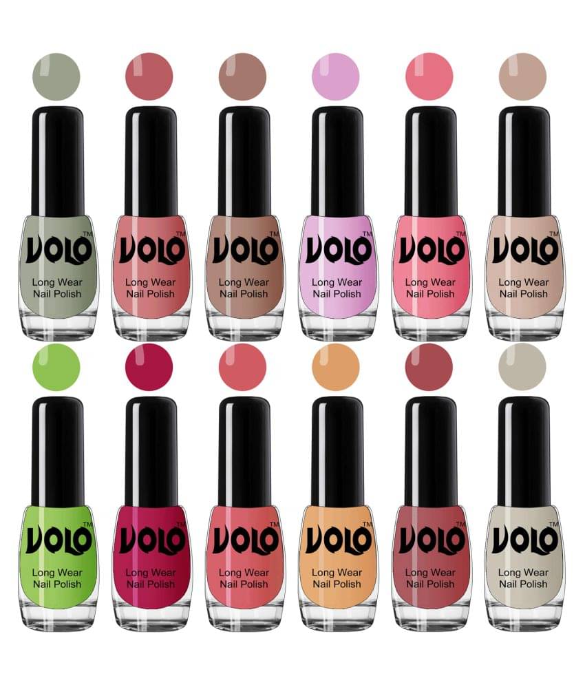 VOLO True Wear High Gloss Impresso Nail Polish Sets of 12 Multi Glossy 60 mL VOLO True Wear High Gloss Impresso Nail Polish Sets of 12 Multi Glossy 60 mL