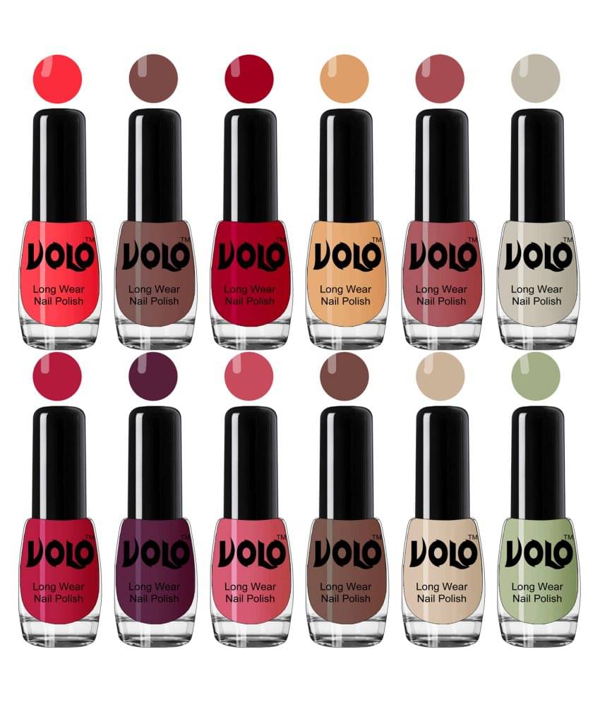 VOLO True Wear High Gloss Impresso Nail Polish Sets of 12 Multi Glossy 60 mL VOLO True Wear High Gloss Impresso Nail Polish Sets of 12 Multi Glossy 60 mL