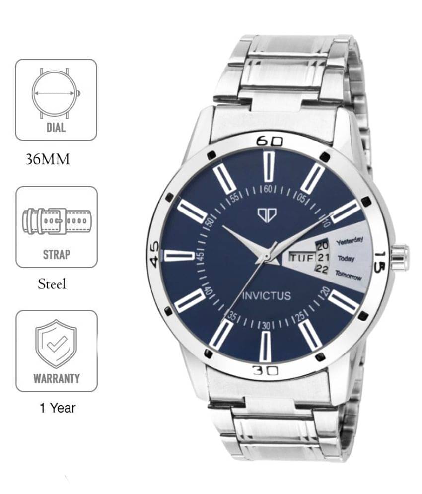     			Walrus Large Size Dial Metal Analog Men's Watch