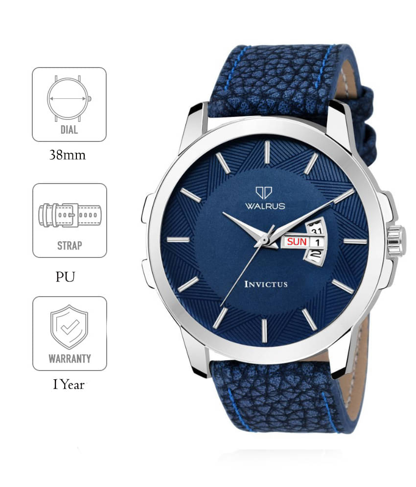     			Walrus Lwm-Inc-XIV-03WAS Leather Analog Men's Watch