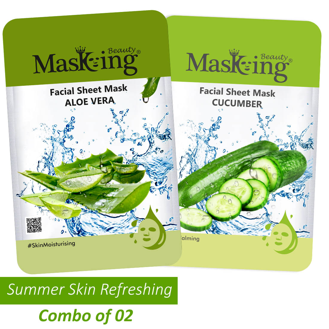     			Masking - Fairness Sheet Mask for All Skin Type (Pack of 2)