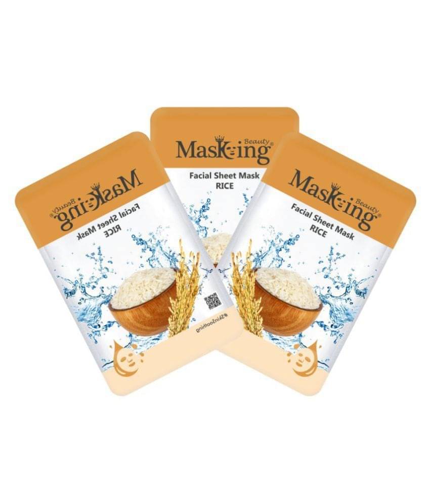     			Masking - Fairness Sheet Mask for Combination Skin ( Pack of 3 )