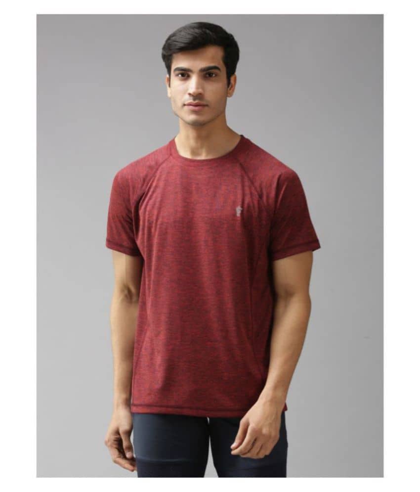 EPPE - Maroon Cotton Blend Regular Fit Men's Sports Polo T-Shirt ( Pack of 1 )
