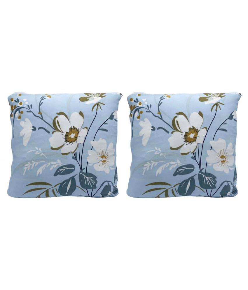 House Of Quirk Set of 2 Polyester Cushion Covers 40X40 cm (16X16) House Of Quirk Set of 2 Polyester Cushion Covers 40X40 cm (16X16)