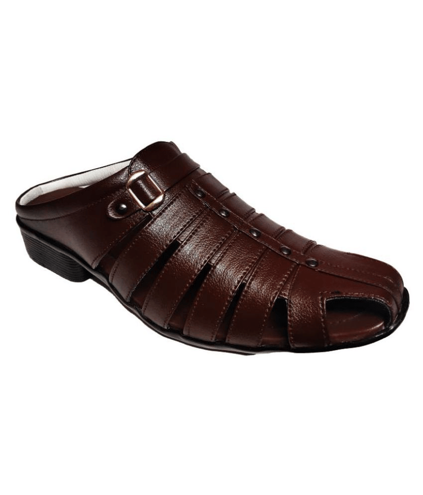 RAGE GAZE - Brown  Men's Sandals