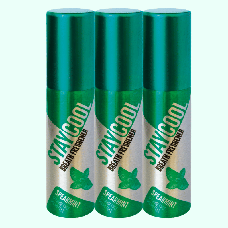     			StayCool Breath Freshener Spray Spearmint 60 mL Pack of 3