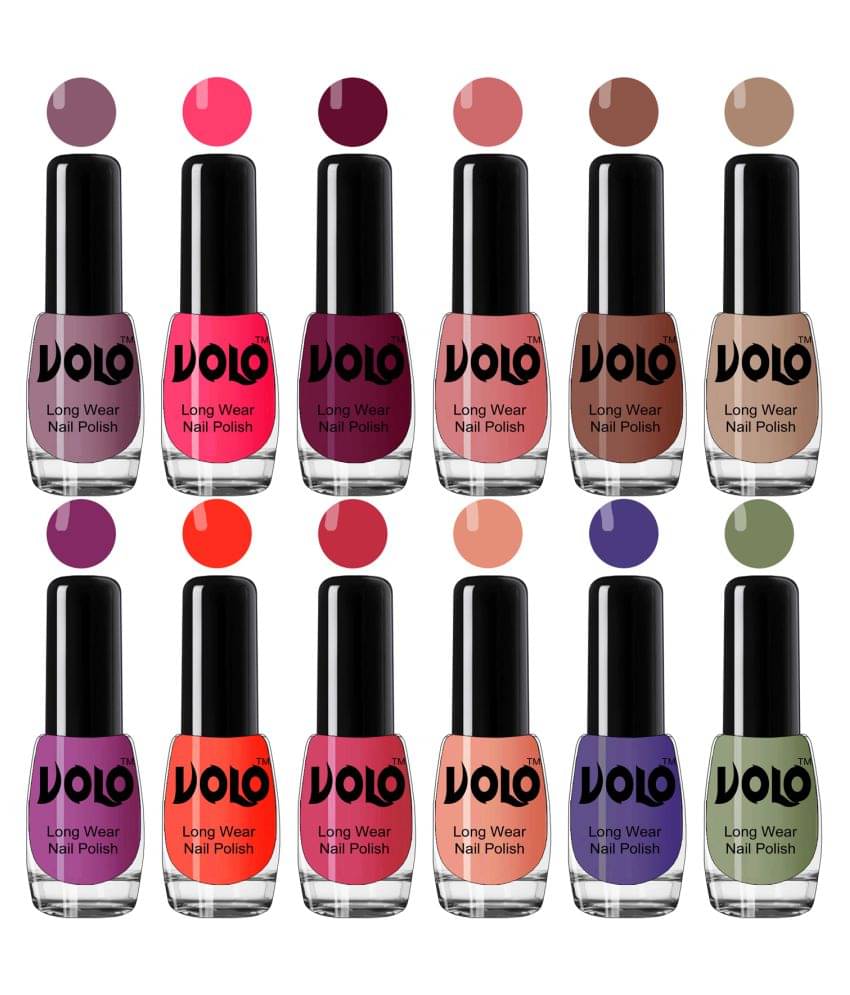 VOLO True Wear High Gloss Impresso Nail Polish Sets of 12 Multi Glossy 60 mL VOLO True Wear High Gloss Impresso Nail Polish Sets of 12 Multi Glossy 60 mL