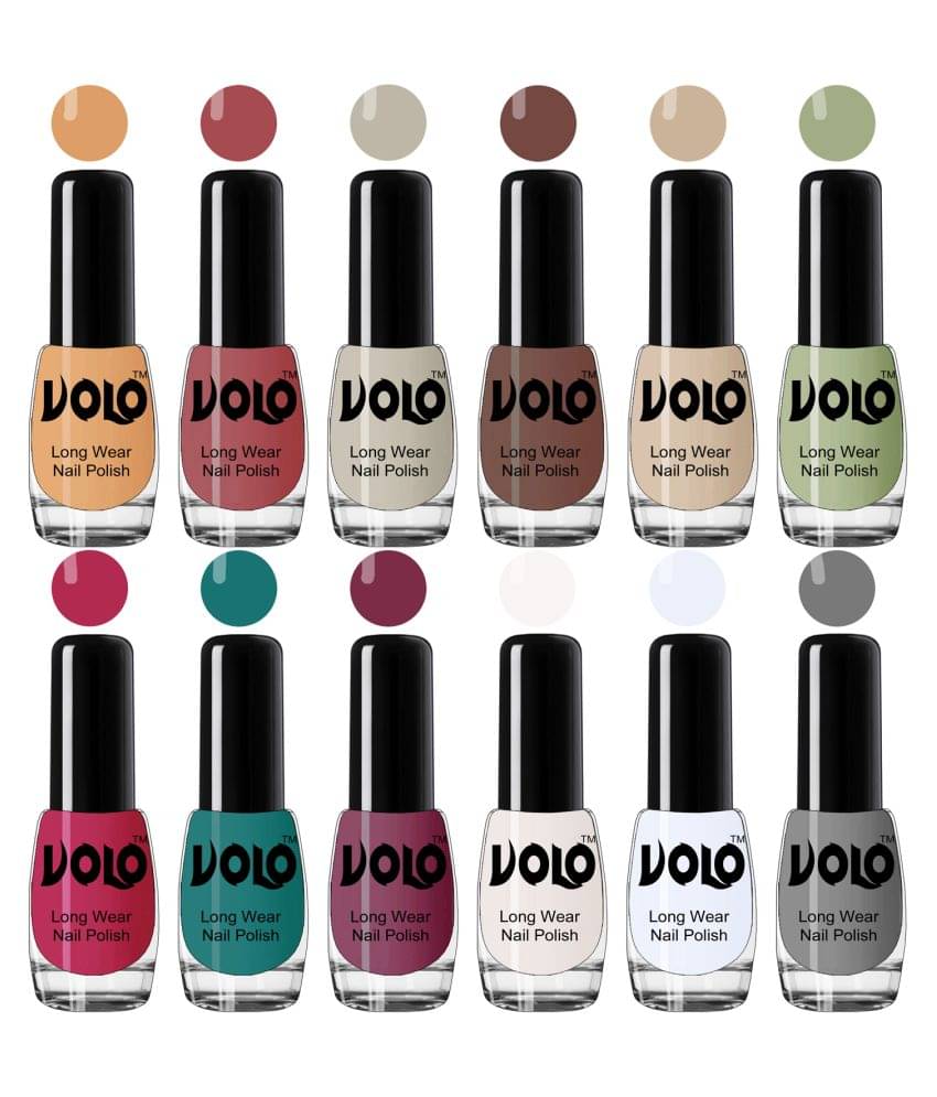 VOLO True Wear High Gloss Impresso Nail Polish Sets of 12  Multi Glossy 60 mL     			VOLO True Wear High Gloss Impresso Nail Polish Sets of 12  Multi Glossy 60 mL