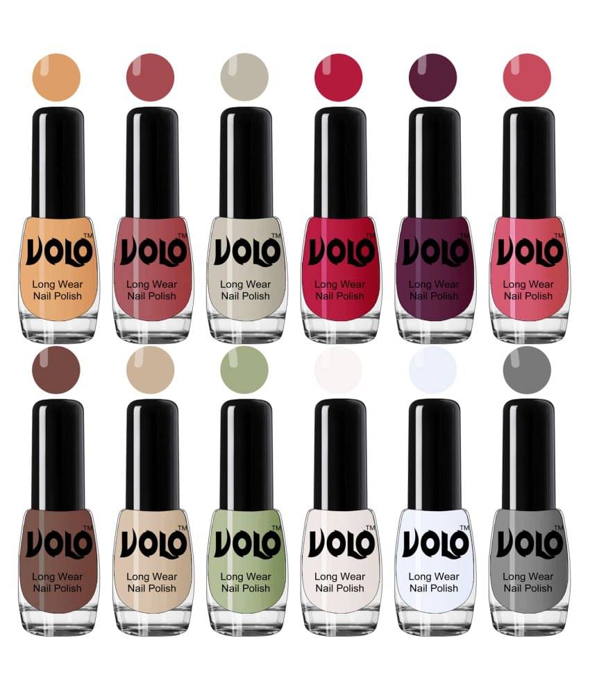 VOLO True Wear High Gloss Impresso Nail Polish Sets of 12  Multi Glossy 60 mL     			VOLO True Wear High Gloss Impresso Nail Polish Sets of 12  Multi Glossy 60 mL
