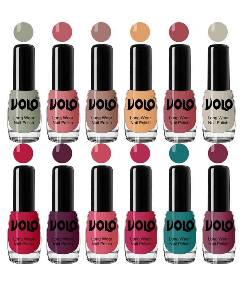 VOLO True Wear High Gloss Impresso Nail Polish Sets of 12  Multi Glossy 60 mL     			VOLO True Wear High Gloss Impresso Nail Polish Sets of 12  Multi Glossy 60 mL
