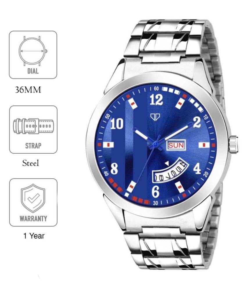     			Walrus Day & Date Metal Analog Men's Watch