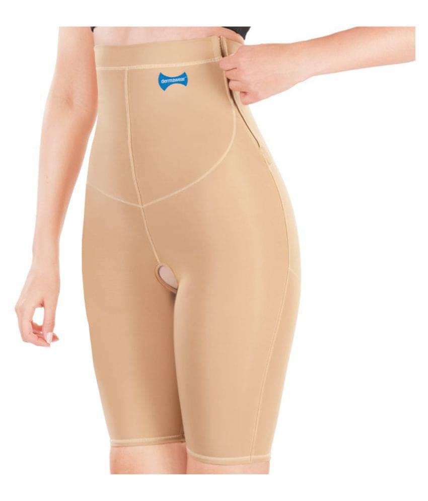     			Dermawear Cotton Lycra Women's Hip Reducer ( Beige )