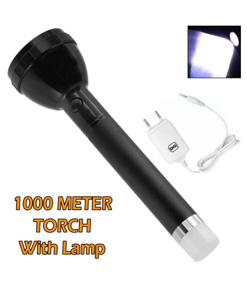 RSA Ultra Bright Rechargeable LED LongRange Emergency Torch 15W Flashlight Torch 15W Flashlight Torch - Pack of 1 RSA Ultra Bright Rechargeable LED LongRange Emergency Torch 15W Flashlight Torch 15W Flashlight Torch - Pack of 1