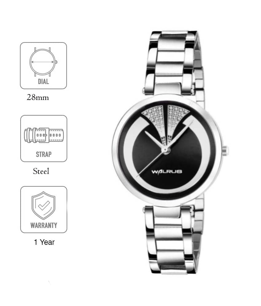     			Walrus Stainless Steel Round Womens Watch