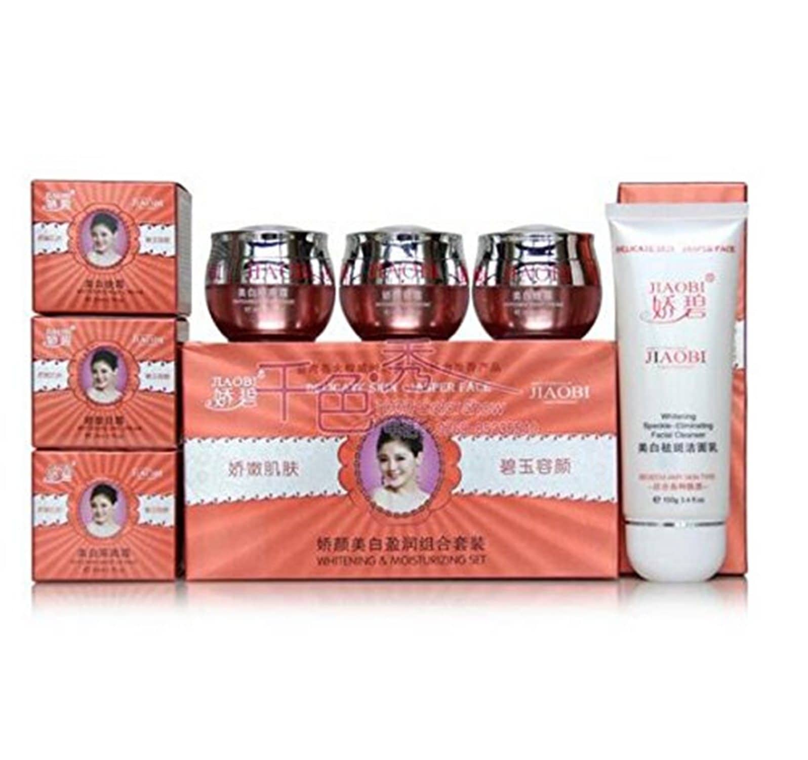 Zehra Jiaobi Whitening Cream Facial Kit g Pack of 4